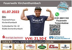 Vorschau Flyer Fonse Doppelhammer Kirchenthumbach 01.07.2022
