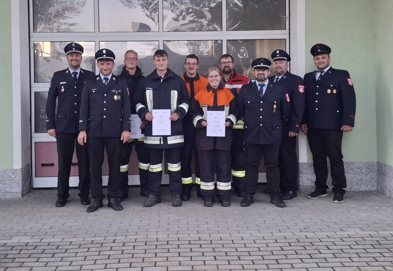 Teilnehmer der MTA-Zwischenprüfung in Pfrentsch