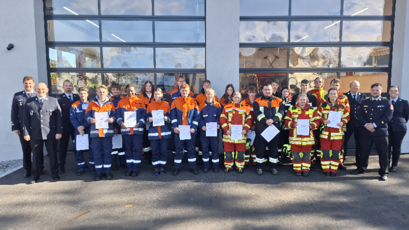 Teilnehmer der MTA-Zwischenprüfung in Pfrentsch