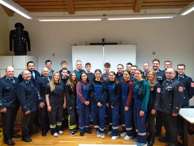 Teilnehmer der MTA-Zwischenprüfung in Pressath