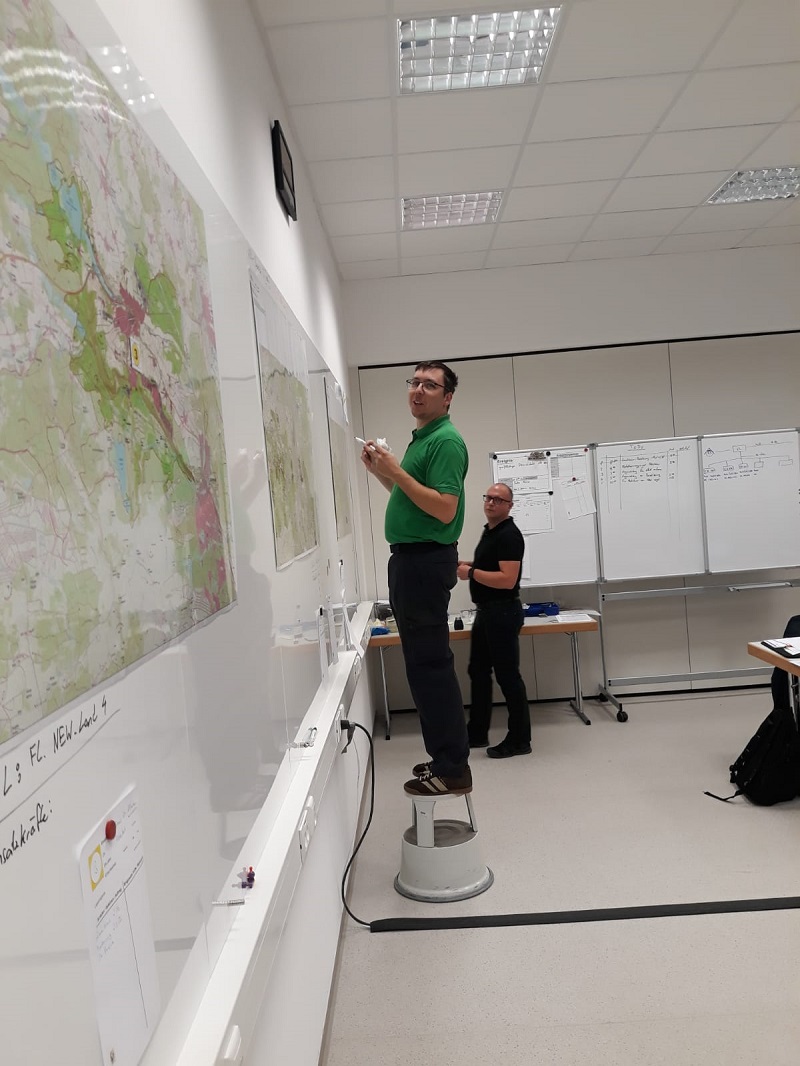 Führen der Lagekarte