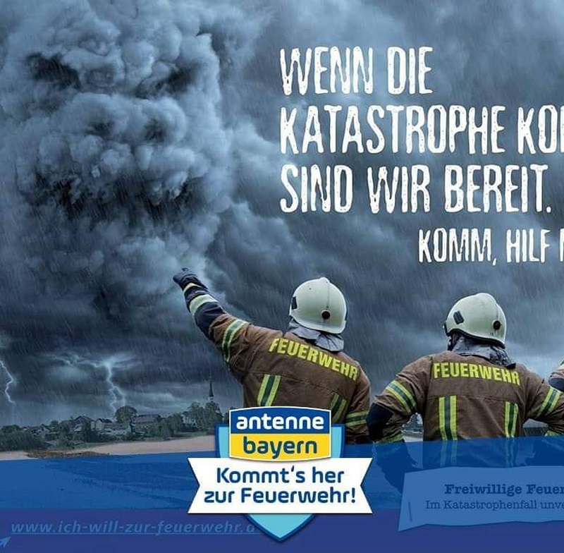 Kommt's her zur Feuerwehr