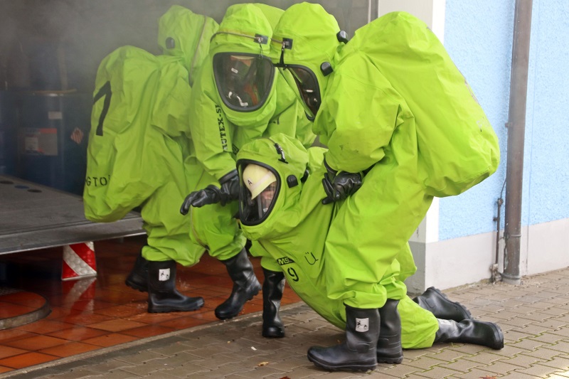 Rettung einer verletzten Person