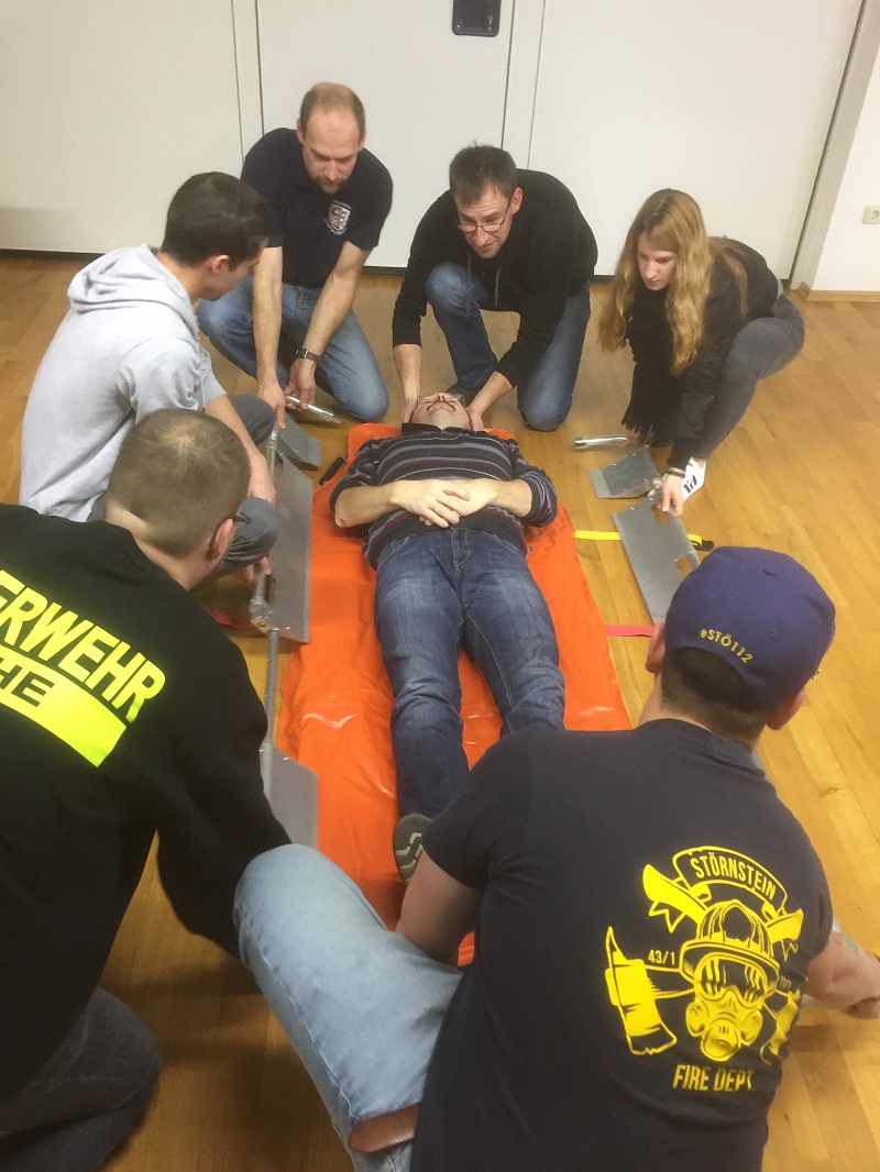 Vorbereiten der Vakuummatratze