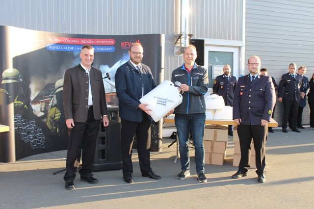 Übergabe Schwimmsauger